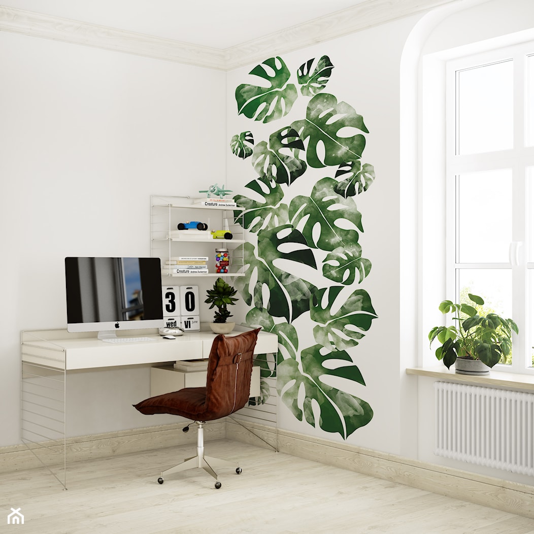 Tapeta ścienna Monstera Leaf - zdjęcie od info@humptydumpty.com.pl - Homebook