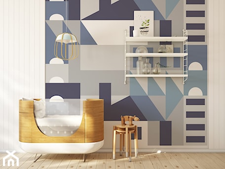 Aranżacje wnętrz - Pokój dziecka: Mural Geometria - info@humptydumpty.com.pl. Przeglądaj, dodawaj i zapisuj najlepsze zdjęcia, pomysły i inspiracje designerskie. W bazie mamy już prawie milion fotografii!