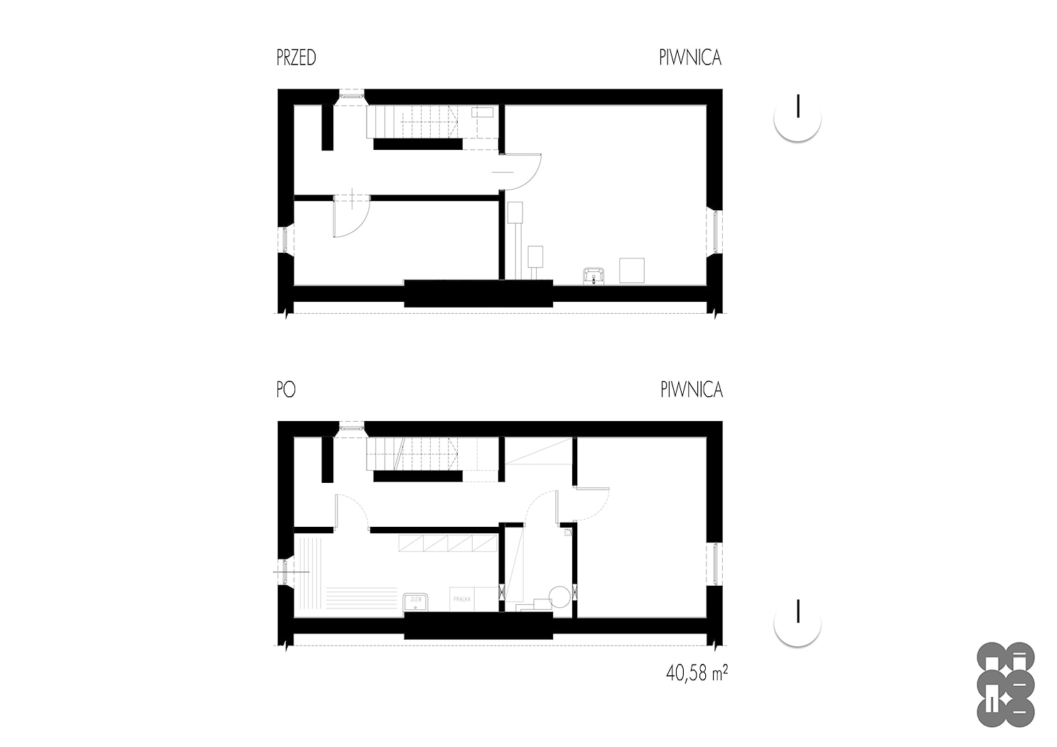 PRZEBUDOWA PIWNICY - zdjęcie od NA NO WO ARCHITEKCI - Homebook