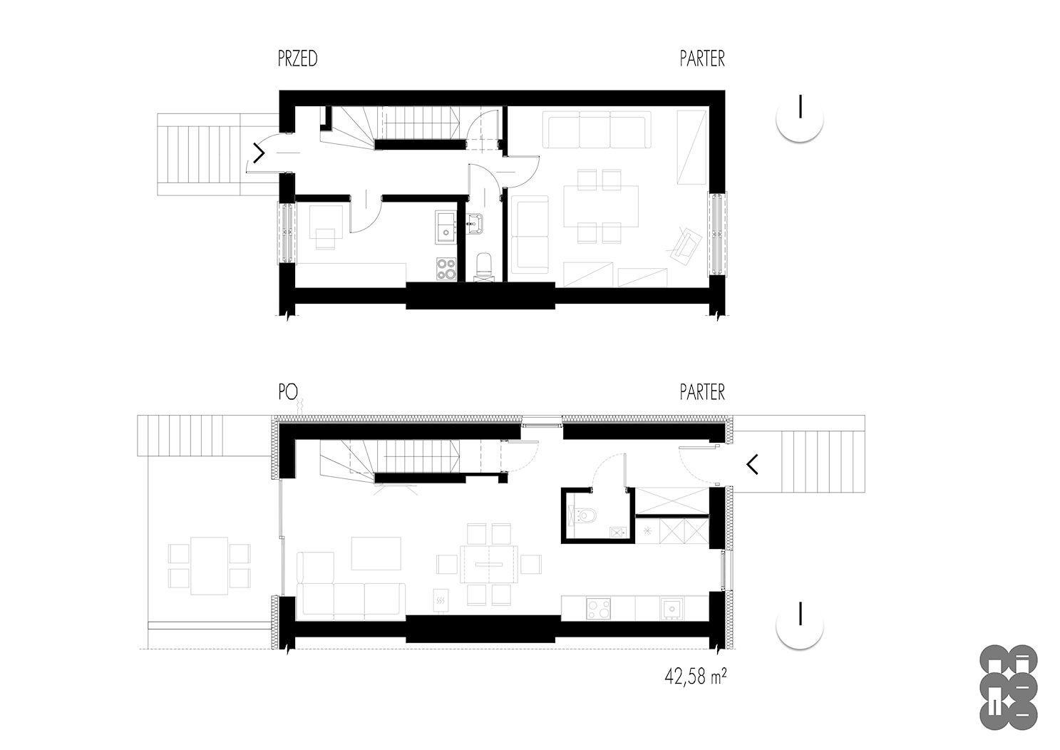 METAMORFOZA PARTERU - zdjęcie od NA NO WO ARCHITEKCI - Homebook