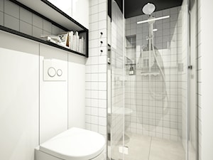 APARTAMENT BEMA - Średnia bez okna łazienka, styl nowoczesny - zdjęcie od NA NO WO ARCHITEKCI