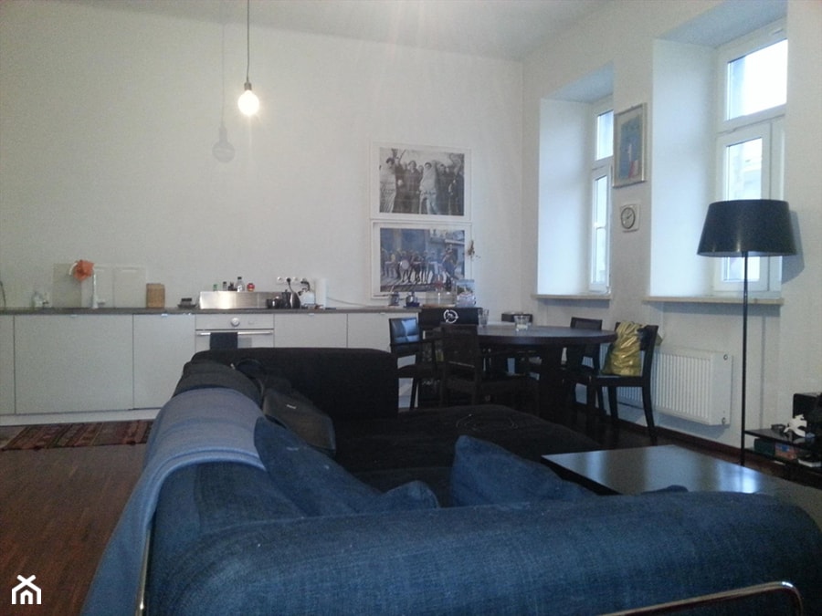 Kuchnia widok z salonu - przed zmianą - zdjęcie od Home Staging Studio AP