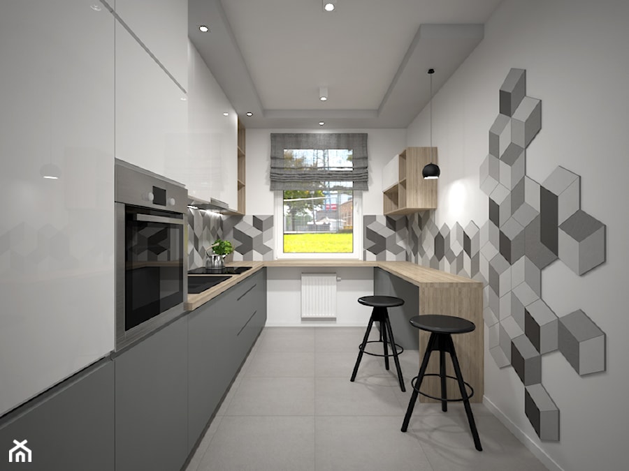 Kuchnia 1 - Kuchnia, styl nowoczesny - zdjęcie od Zieja Interiors Design