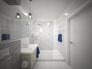 Łazienka Loft - Średnia z punktowym oświetleniem łazienka, styl nowoczesny - zdjęcie od Zieja Interiors Design
