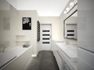 Łazienka All in white - Łazienka, styl nowoczesny - zdjęcie od Zieja Interiors Design