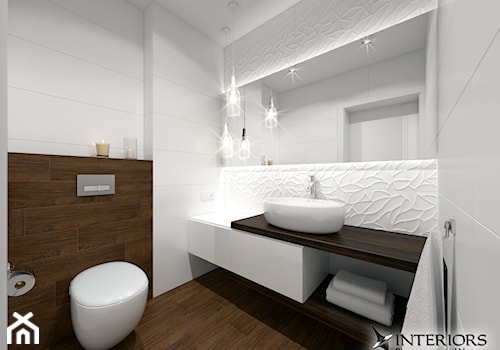 Łazienka Oxo - Średnia bez okna z punktowym oświetleniem łazienka - zdjęcie od Zieja Interiors Design