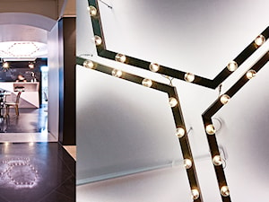 Specjalnie do tego wnętrza zaprojektowaliśmy unikalne oświetlenie, oparte na motywie heksagonu. - zdjęcie od SZARA/studio
