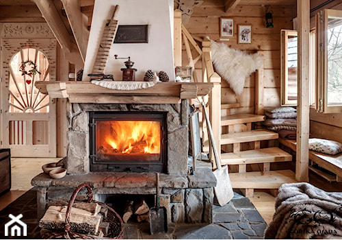 Chalet Nr 2 - Ostomiły - Mały salon, styl rustykalny - zdjęcie od Górska Osada - Luxury Chalets in Tatra Mountains