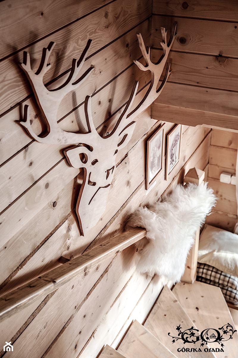 Chalet Nr 2 - Ostomiły - Schody, styl rustykalny - zdjęcie od Górska Osada - Luxury Chalets in Tatra Mountains