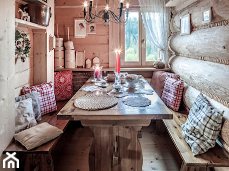 Aranżacje wnętrz - Jadalnia: Chalet Nr 1 - Mniszkowy Zapiecek - Mała jadalnia jako osobne pomieszczenie, styl rustykalny - Górska Osada - Luxury Chalets in Tatra Mountains. Przeglądaj, dodawaj i zapisuj najlepsze zdjęcia, pomysły i inspiracje designerskie. W bazie mamy już prawie milion fotografii!