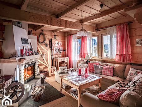 Aranżacje wnętrz - Salon: Chalet Nr 1 - Mniszkowy Zapiecek - Salon, styl rustykalny - Górska Osada - Luxury Chalets in Tatra Mountains. Przeglądaj, dodawaj i zapisuj najlepsze zdjęcia, pomysły i inspiracje designerskie. W bazie mamy już prawie milion fotografii!