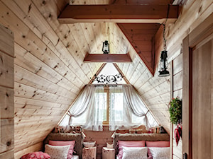 Chalet Nr 1 - Mniszkowy Zapiecek - Sypialnia, styl rustykalny - zdjęcie od Górska Osada - Luxury Chalets in Tatra Mountains