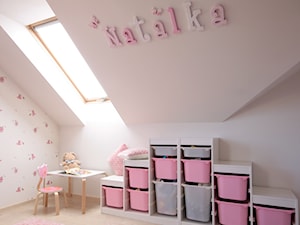 BIAŁY...STOK - Średni różowy pokój dziecka dla dziecka dla dziewczynki - zdjęcie od FARAT studio Joanna Matwiejuk