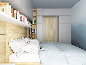SYPIALNIA | MIESZKANIE 78m2 - Mała sypialnia - zdjęcie od SYMETRIA | pracownia architektury