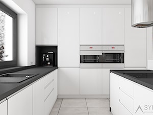 OPENSPACE | BLACK GREY WHITE - Kuchnia - zdjęcie od SYMETRIA | pracownia architektury