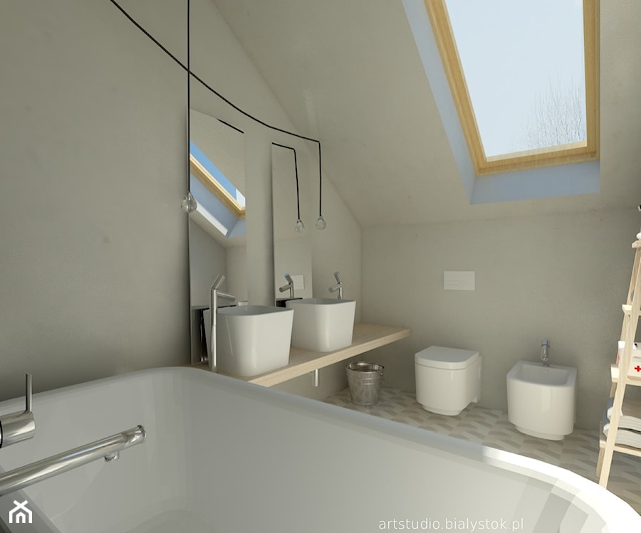 Łazienka, styl minimalistyczny - zdjęcie od MANUstudio • projektowanie wnętrz