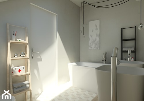 Łazienka, styl minimalistyczny - zdjęcie od MANUstudio • projektowanie wnętrz