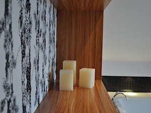 czerń oswojona... - Łazienka, styl nowoczesny - zdjęcie od MANUstudio • projektowanie wnętrz