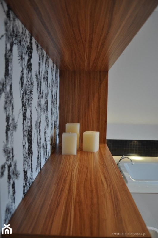 czerń oswojona... - Łazienka, styl nowoczesny - zdjęcie od MANUstudio • projektowanie wnętrz