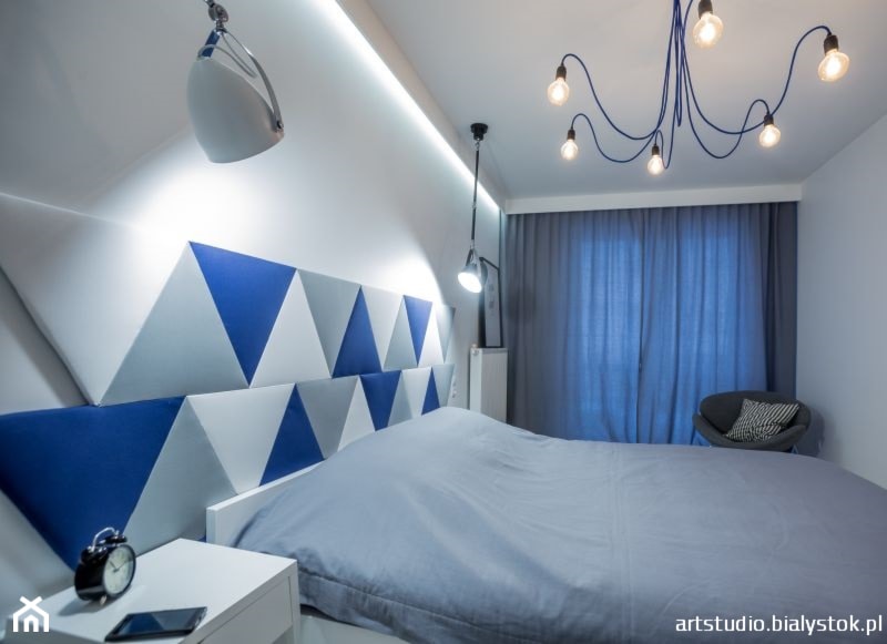 Sypialnia, styl industrialny - zdjęcie od MANUstudio • projektowanie wnętrz