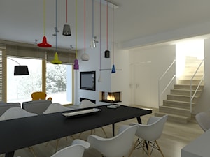 Salon, styl skandynawski - zdjęcie od MANUstudio • projektowanie wnętrz