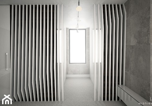 DOM JEDNORODZINNY / CZĘSTOCHOWA 283M2 - Średnia szara sypialnia, styl nowoczesny - zdjęcie od wisniewskikuba