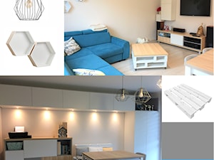 Projekt wnętrza mieszkanie - Salon, styl nowoczesny - zdjęcie od Projekt z podpisem