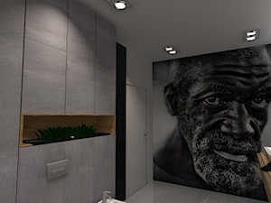 Męska łazienka - STYL NOWOCZESNY - zdjęcie od Studio Nadworna