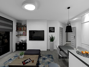 mieszkanie 32 m2 - Salon - zdjęcie od BushkoProjekt
