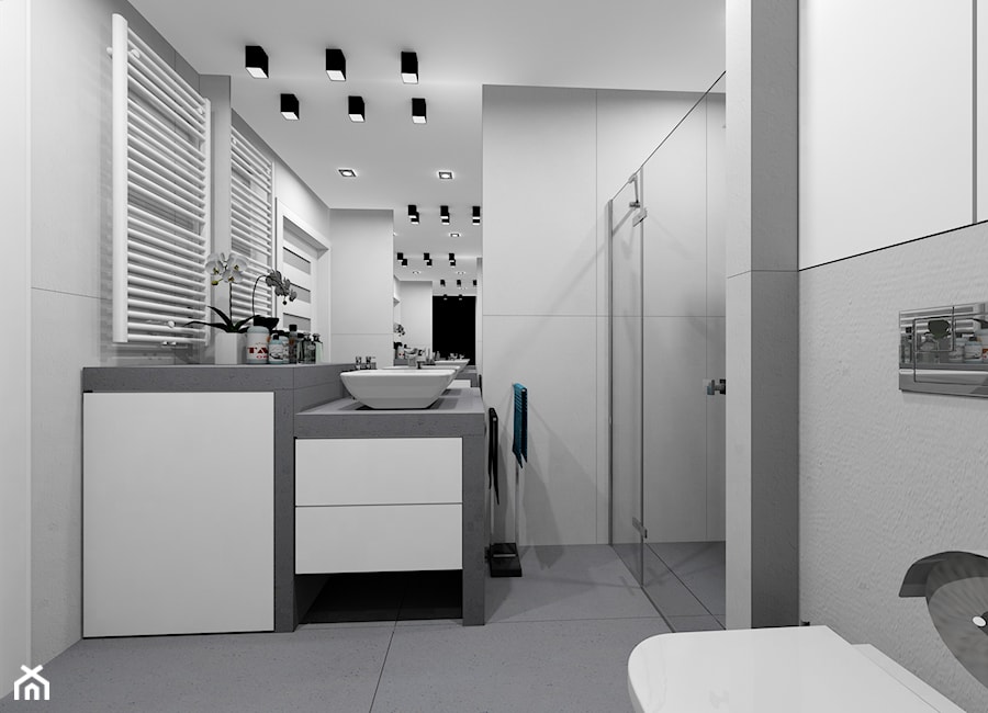 mieszkanie 64 m2 - Łazienka - zdjęcie od BushkoProjekt