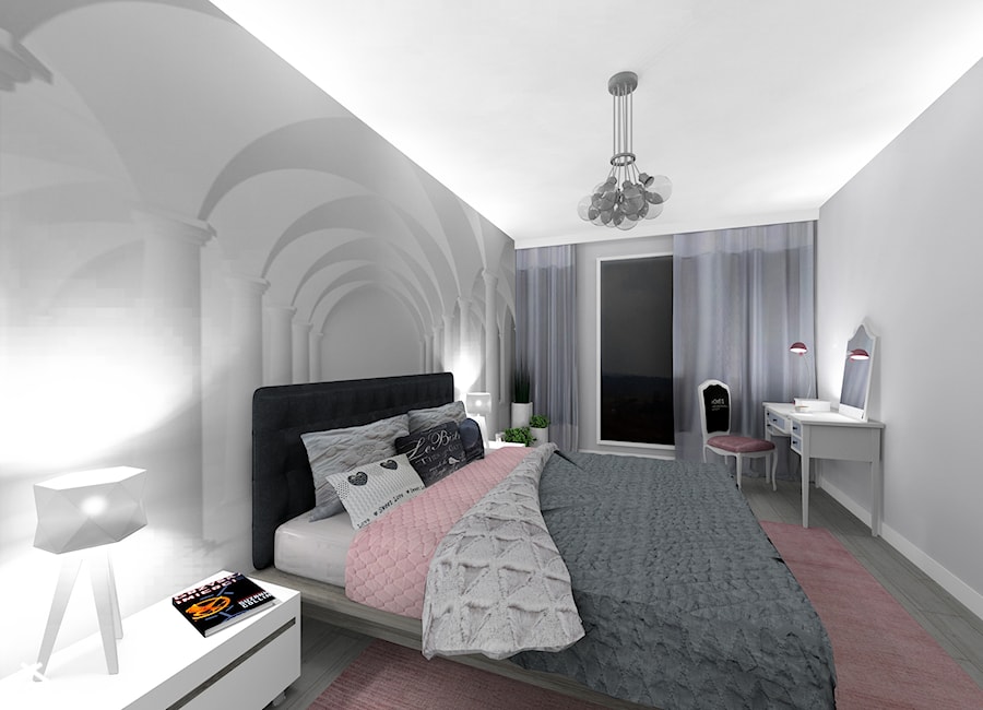 mieszkanie 64 m2 - Sypialnia - zdjęcie od BushkoProjekt