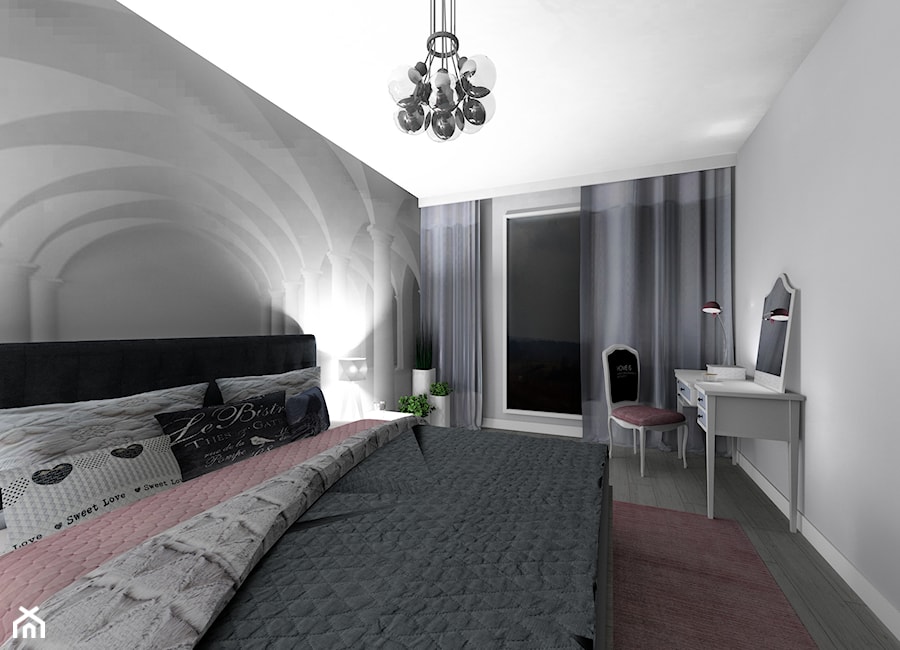 mieszkanie 64 m2 - Sypialnia - zdjęcie od BushkoProjekt