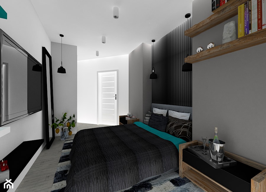 mieszkanie 32 m2 - Sypialnia - zdjęcie od BushkoProjekt