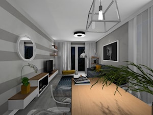 mieszkanie 64 m2 - Salon - zdjęcie od BushkoProjekt