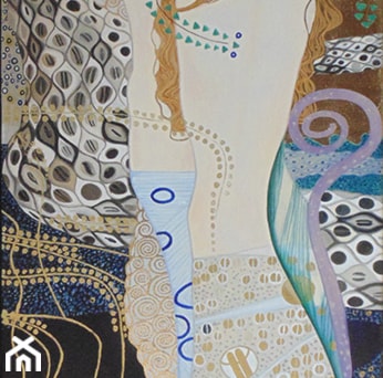 Aranżacje wnętrz - : kopia obrazu "Węże wodne I" wg Gustav Klimt - Pracownia artystyczna Kaf-ka. Przeglądaj, dodawaj i zapisuj najlepsze zdjęcia, pomysły i inspiracje designerskie. W bazie mamy już prawie milion fotografii!