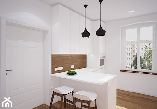kuchnia w mini mieszkaniu - zdjęcie od DDP Architekci