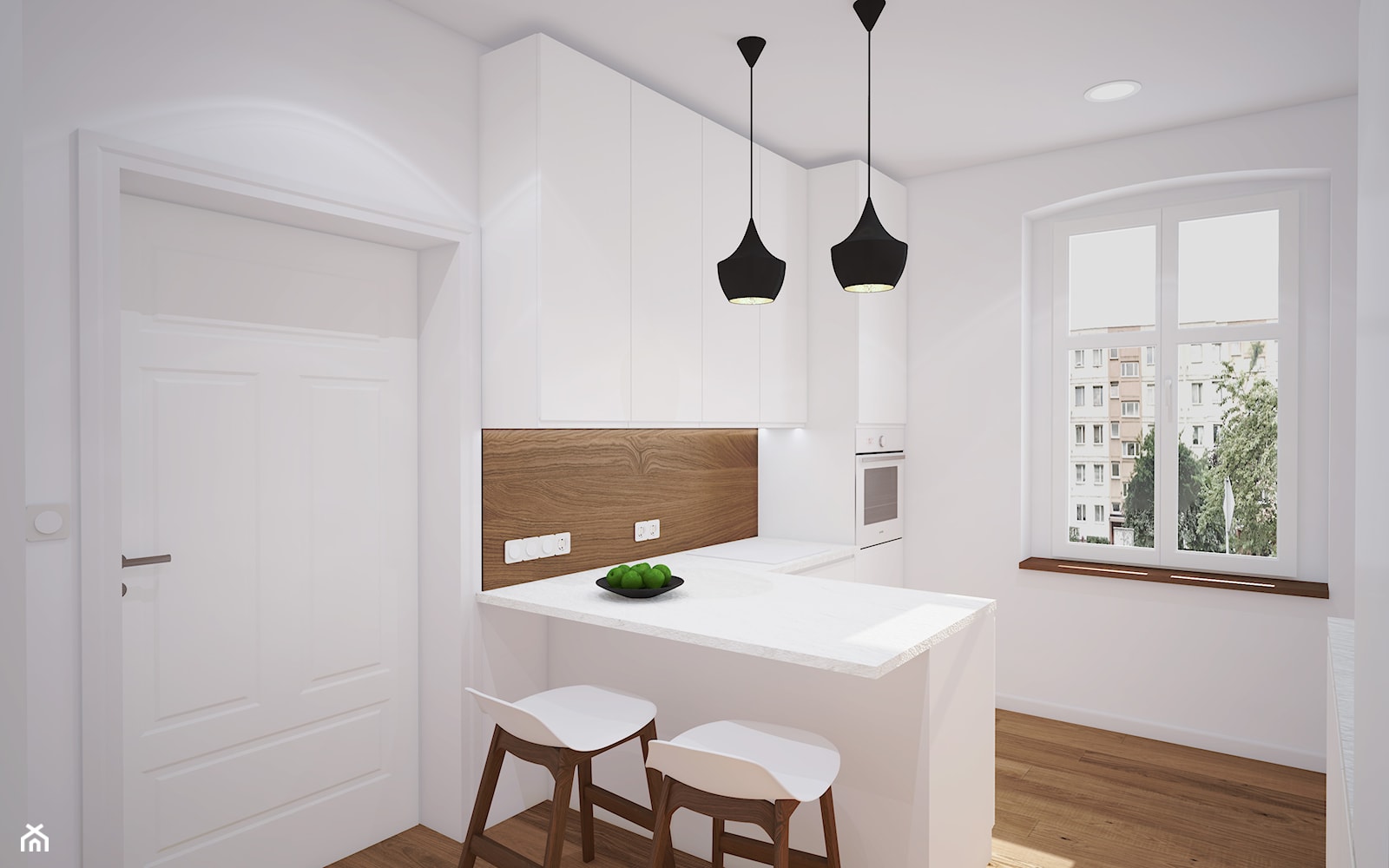kuchnia w mini mieszkaniu - zdjęcie od DDP Architekci - Homebook