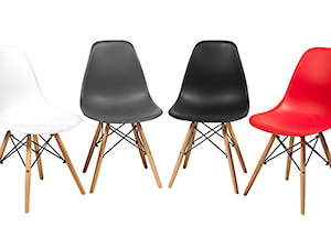 Nowoczesne krzesła plastikowe - zdjęcie od eDomator.pl