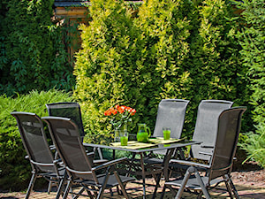Meble ogrodowe składane aluminiowe VEGAS Stół i 6 krzeseł - zdjęcie od eDomator.pl