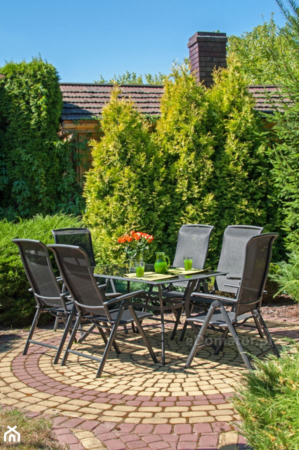 Meble ogrodowe składane aluminiowe VEGAS Stół i 6 krzeseł - zdjęcie od eDomator.pl - Homebook