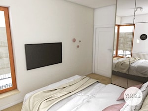 Mieszkanie na wynajem Gdańsk · Projekt - Sypialnia, styl nowoczesny - zdjęcie od WOJSZ studio