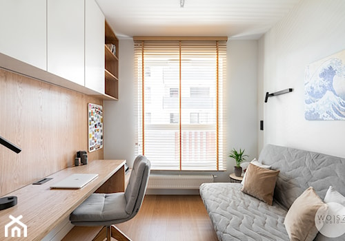 Mieszkanie w Gdańsku · REALIZACJA - Sypialnia, styl nowoczesny - zdjęcie od WOJSZ studio