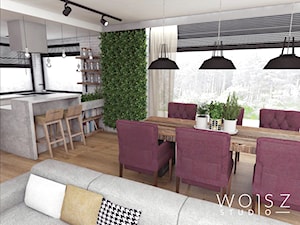 Dom w Warszawie · Projekt - Salon, styl industrialny - zdjęcie od WOJSZ studio