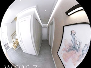 Dom w Wejherowie · Projekt - Hol / przedpokój, styl glamour - zdjęcie od WOJSZ studio