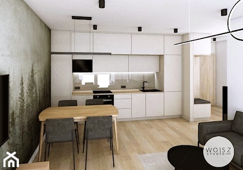 Mieszkanie w Gdańsku · Projekt - Kuchnia, styl minimalistyczny - zdjęcie od WOJSZ studio