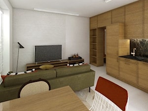 Mieszkanie w Płocku · Projekt - Salon, styl nowoczesny - zdjęcie od WOJSZ studio