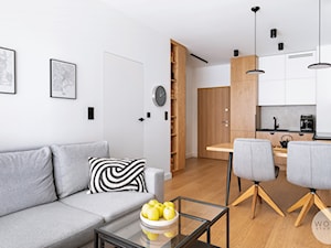 Mieszkanie w Gdańsku · REALIZACJA - Salon, styl nowoczesny - zdjęcie od WOJSZ studio
