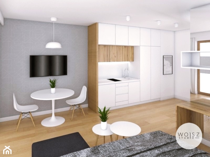 Apartament w centrum Gdańska · Projekt - Kuchnia, styl nowoczesny - zdjęcie od WOJSZ studio