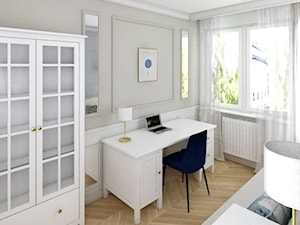 Mieszkanie w stylu Hampton w Gdańsku · Projekt - Biuro, styl tradycyjny - zdjęcie od WOJSZ studio