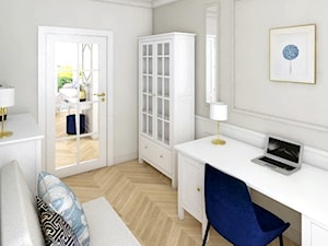 Mieszkanie w stylu Hampton w Gdańsku · Projekt - Biuro, styl tradycyjny - zdjęcie od WOJSZ studio
